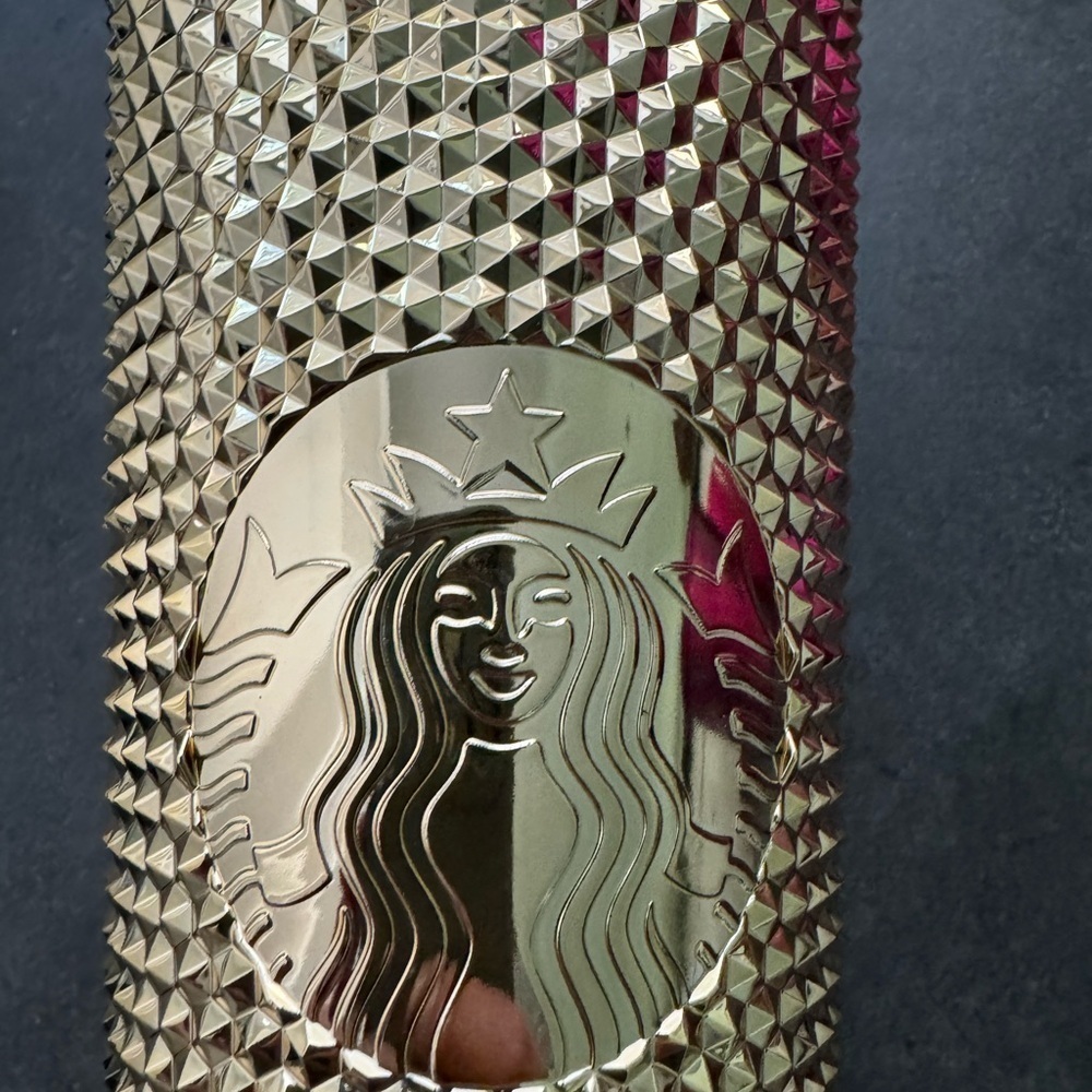 Starbucks Collectors Gold Studded Cup - Picture 3 of 6